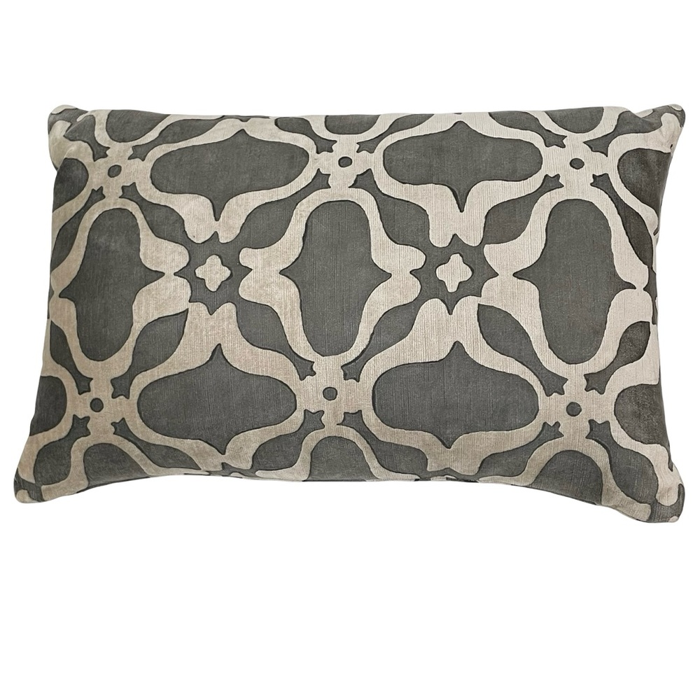 Room and Board Pillow by Galbraith & Paul Gray/Cream Accent Pillow